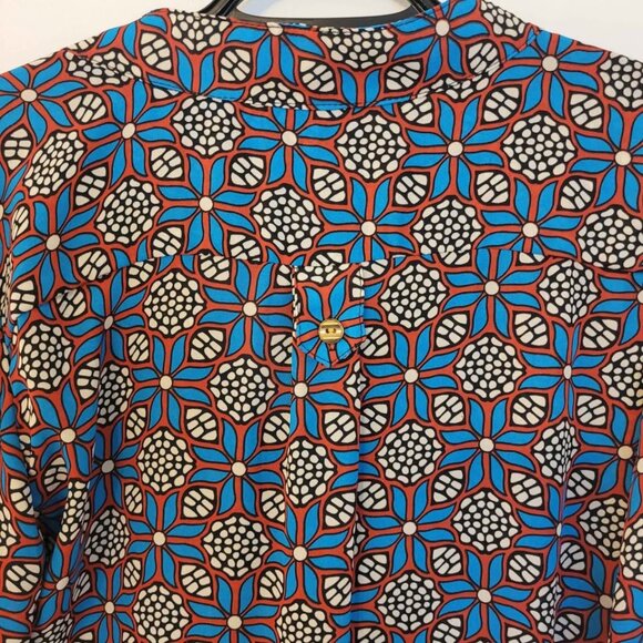 Colourful Blue Red XTaren Tunic Dress Size M - Picture 7 of 7